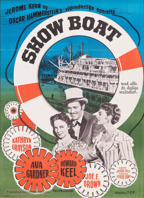 Show Boat - Danish Theatrical movie poster
