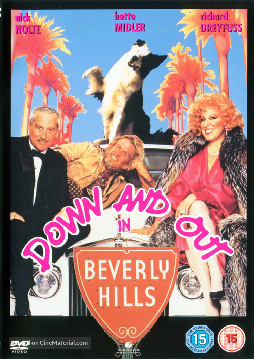 Down and Out in Beverly Hills - British DVD movie cover