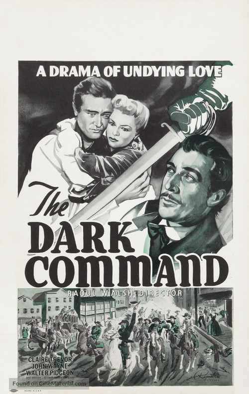 Dark Command - Theatrical movie poster