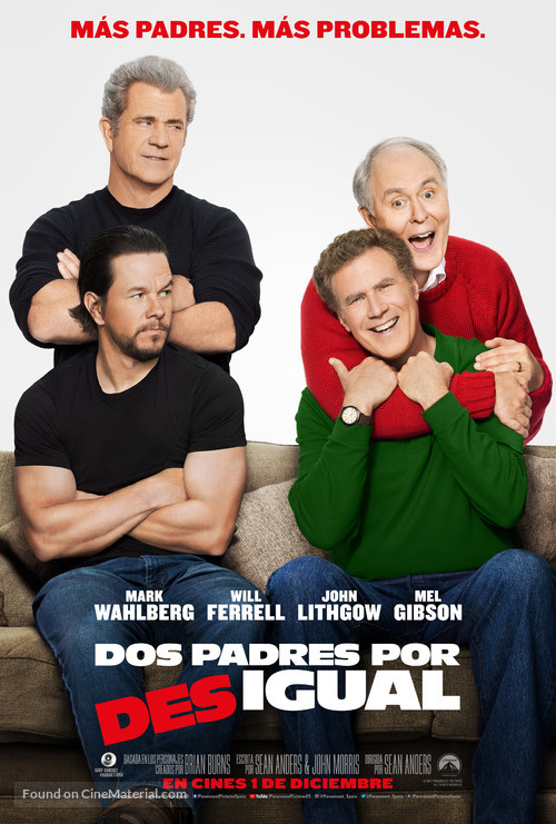 Daddy&#039;s Home 2 - Spanish Movie Poster