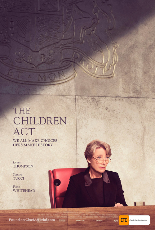 The Children Act - Australian Movie Poster