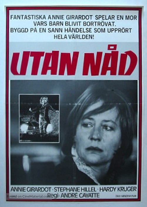 &Agrave; chacun son enfer - Swedish Movie Poster