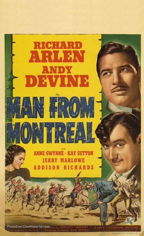 Man from Montreal - Movie Poster