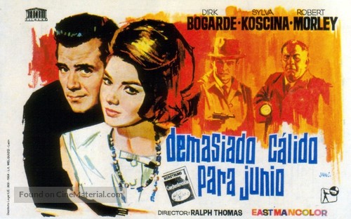 Hot Enough for June - Spanish Movie Poster