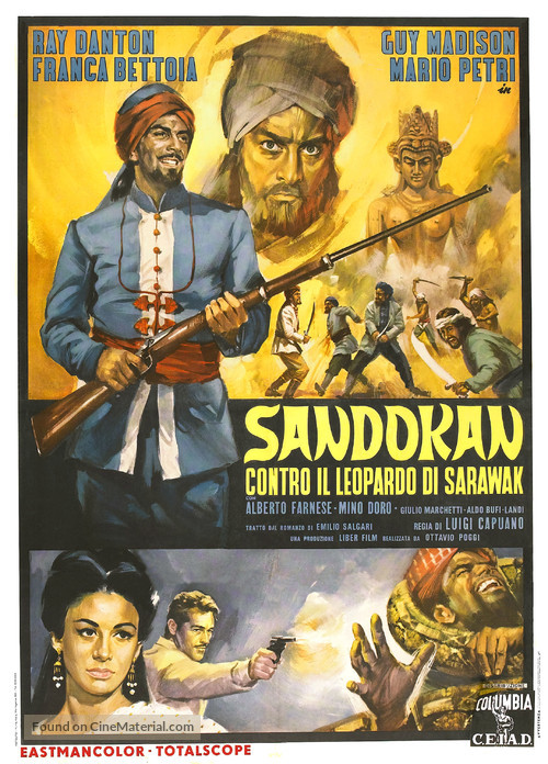 Sandokan contro il leopardo di Sarawak - Italian Movie Poster