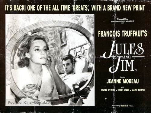 Jules Et Jim - British Movie Poster