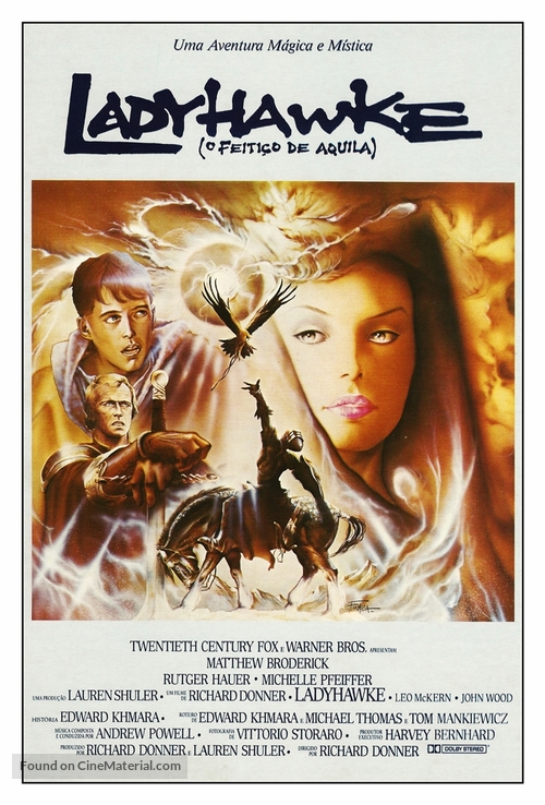Ladyhawke - Brazilian Movie Poster