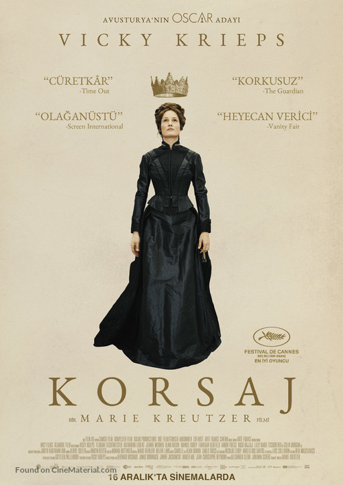 Corsage - Turkish Movie Poster