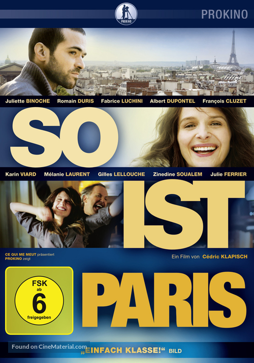 Paris - German Movie Cover