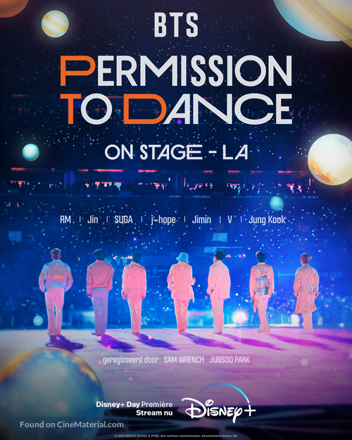 BTS Permission to Dance on Stage - Seoul: Live Viewing - Dutch Movie Poster