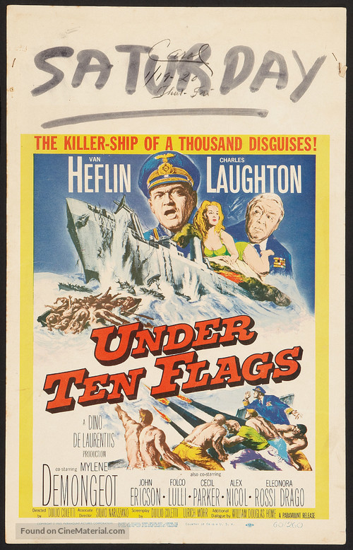 Sotto dieci bandiere - Movie Poster