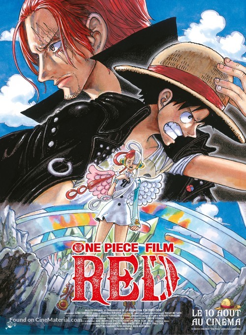 One Piece Film: Red - French Movie Poster