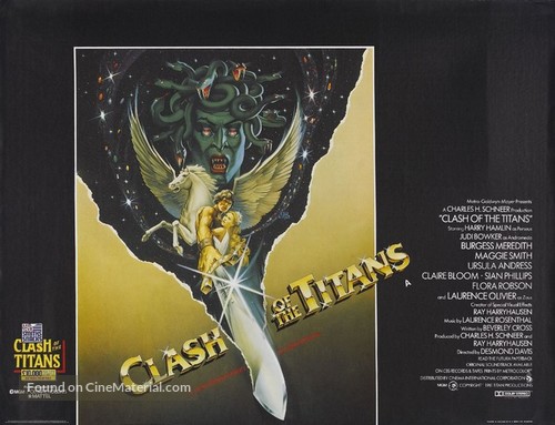 Clash of the Titans - British Movie Poster
