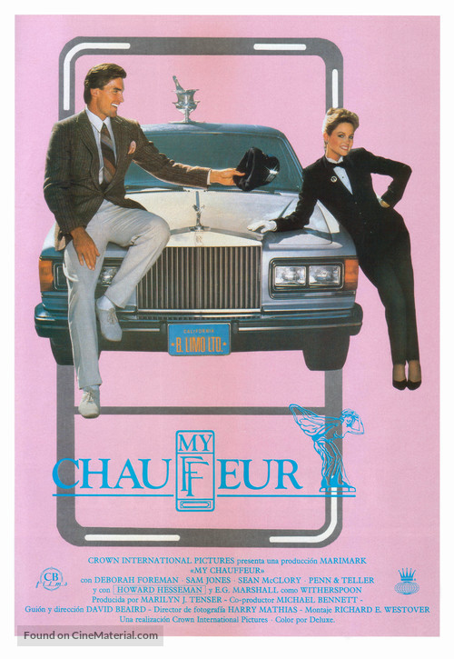 My Chauffeur - Spanish Movie Poster