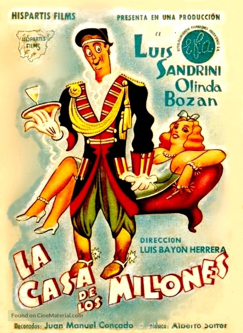 La casa de los millones - Spanish Movie Poster