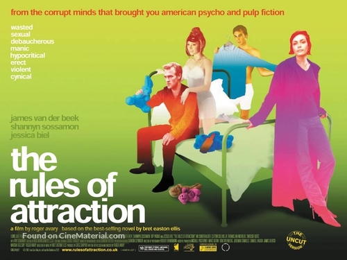 The Rules of Attraction - British Movie Poster