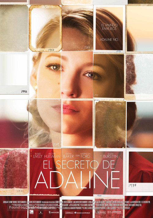 The Age of Adaline - Spanish Movie Poster