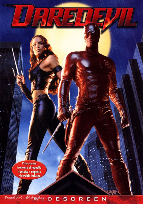 Daredevil - Canadian DVD movie cover