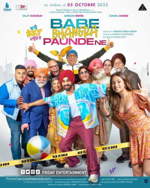 Babe Bhangra Paunde Ne - French Movie Poster