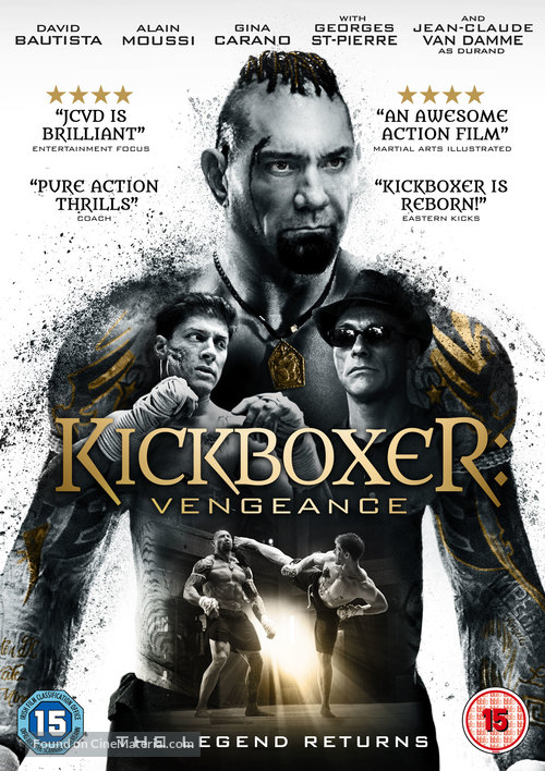 Kickboxer: Vengeance - British DVD movie cover