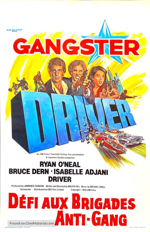 The Driver - Belgian Movie Poster