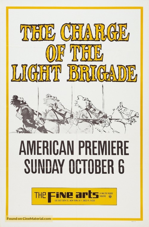 The Charge of the Light Brigade - Movie Poster