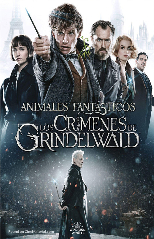 Fantastic Beasts: The Crimes of Grindelwald - Spanish DVD movie cover