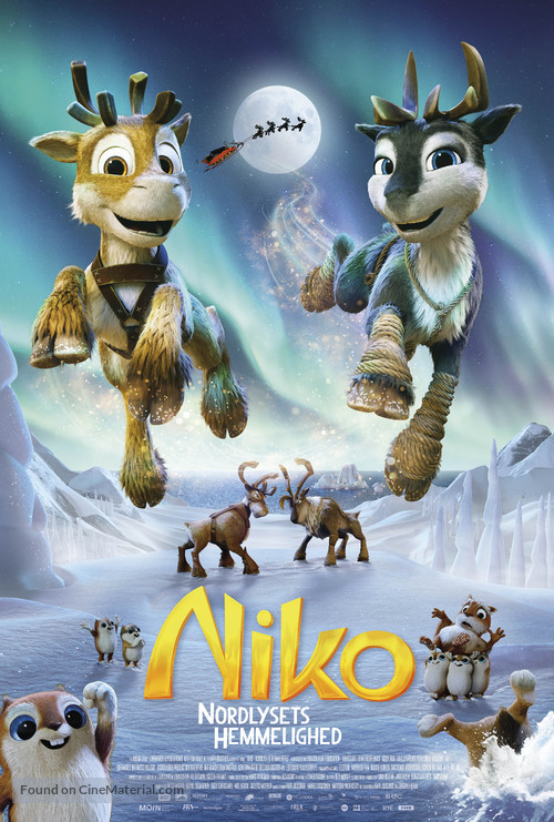 Niko - Beyond the Northern Lights - Danish Movie Poster