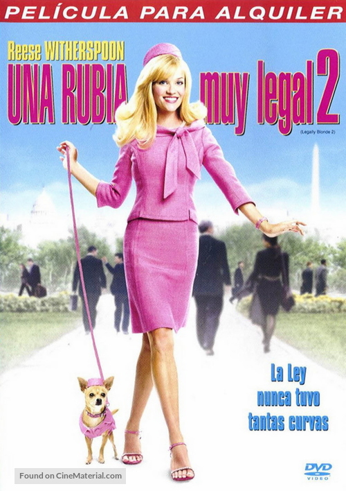 Legally Blonde 2: Red, White &amp; Blonde - Spanish DVD movie cover