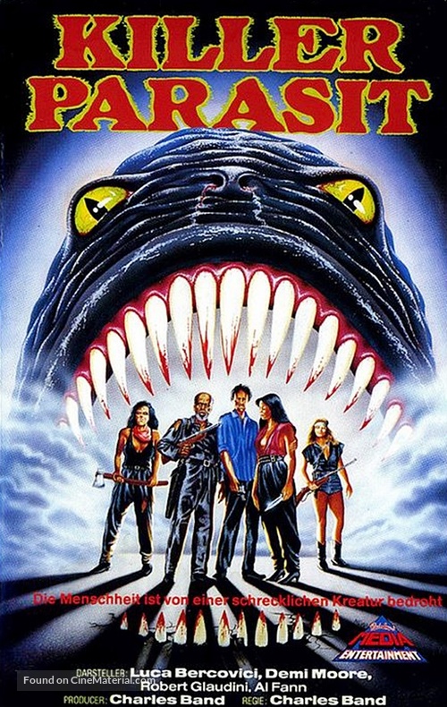 Parasite - German VHS movie cover