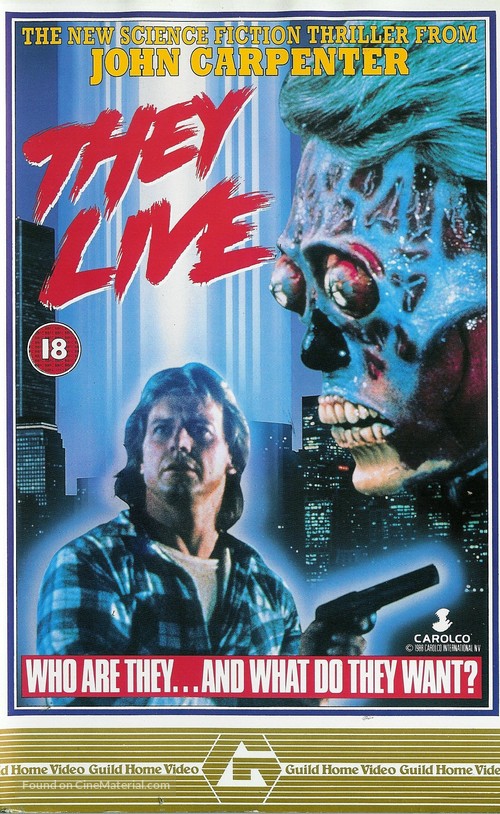They Live - British VHS movie cover