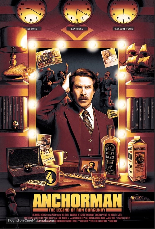 Anchorman: The Legend of Ron Burgundy - poster