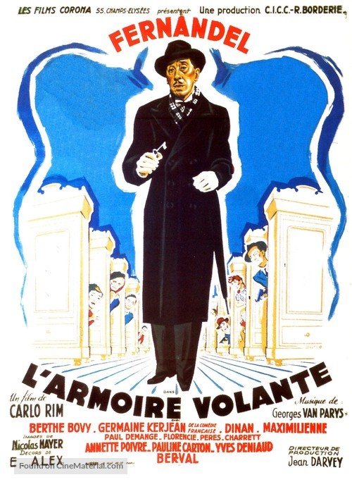 L&#039;armoire volante - French Movie Poster