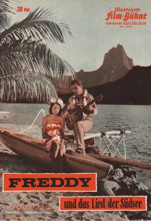 Freddy und das Lied der S&uuml;dsee - German poster
