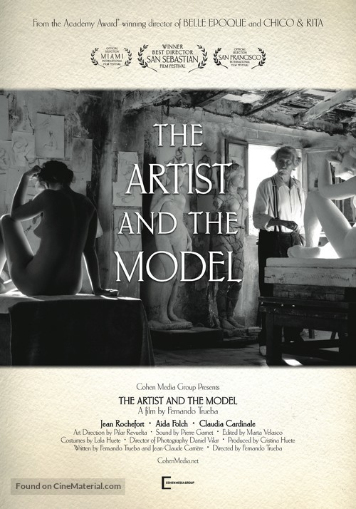 El artista y la modelo - Movie Poster