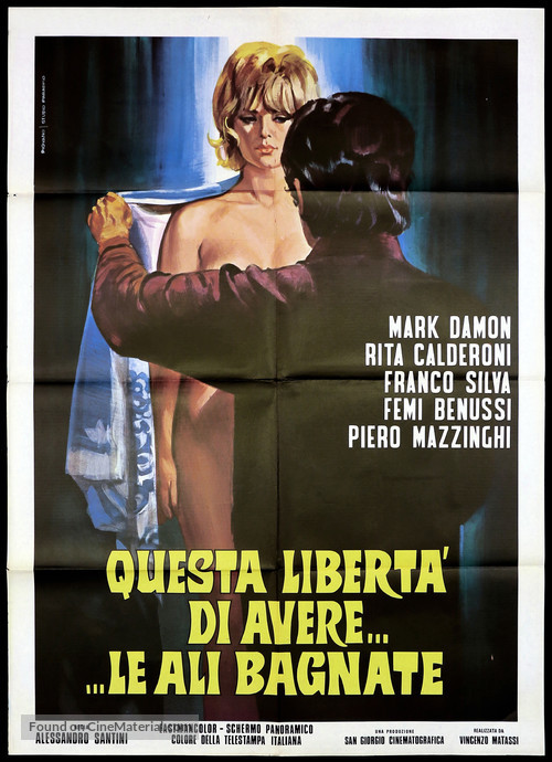 Questa libert&agrave; di avere... le ali bagnate - Italian Movie Poster