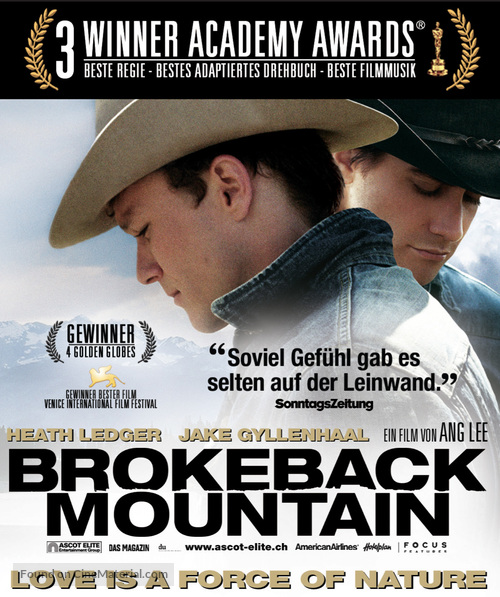 Brokeback Mountain - Swiss Movie Poster