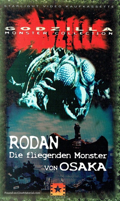 Sora no daikaij&ucirc; Radon - German VHS movie cover