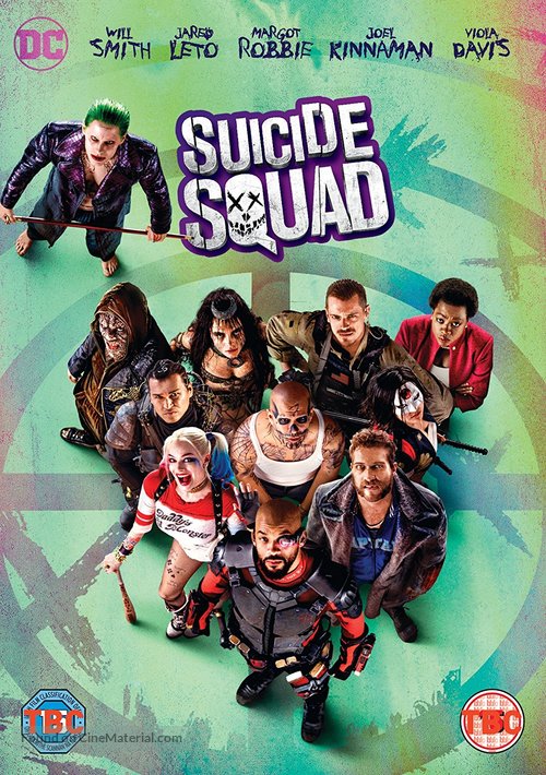 Suicide Squad - British DVD movie cover