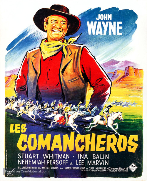 The Comancheros - French Movie Poster