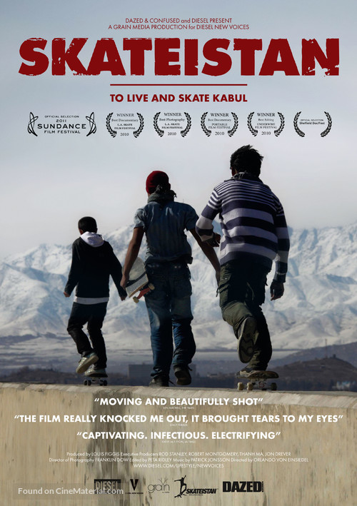 Skateistan: To Live and Skate Kabul - British Movie Poster