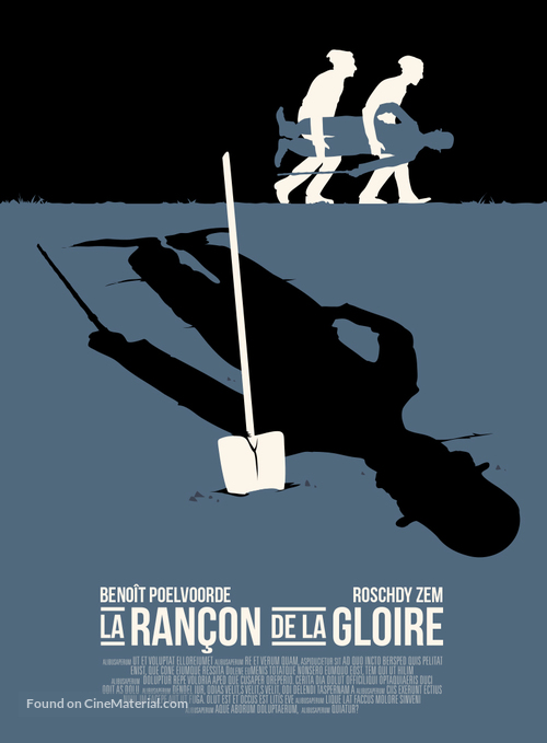 La ran&ccedil;on de la gloire - French poster