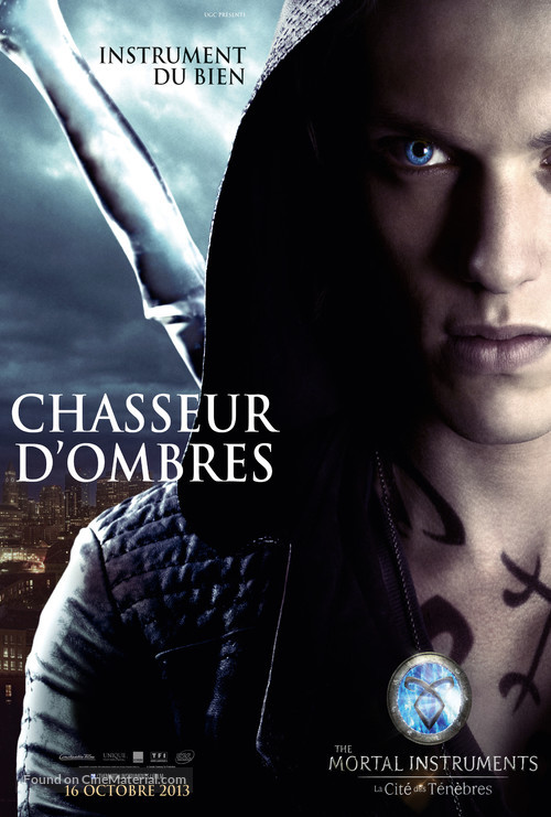 The Mortal Instruments: City of Bones - French Movie Poster