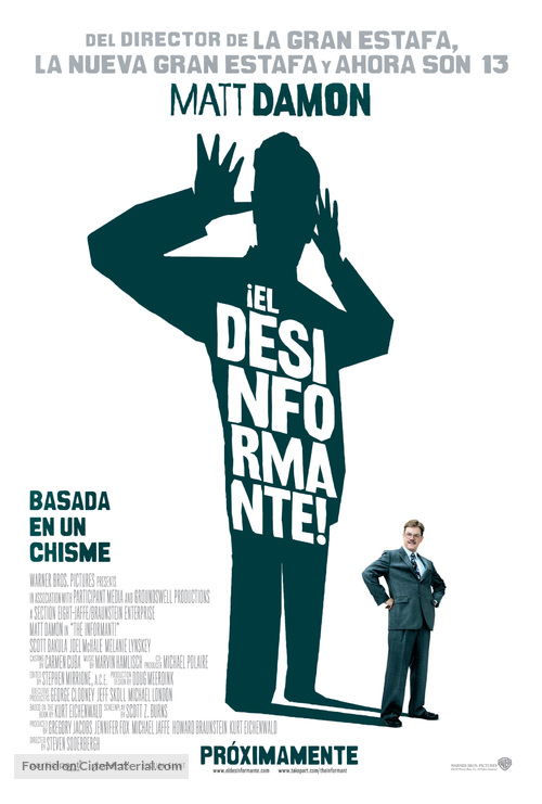The Informant - Mexican Movie Poster