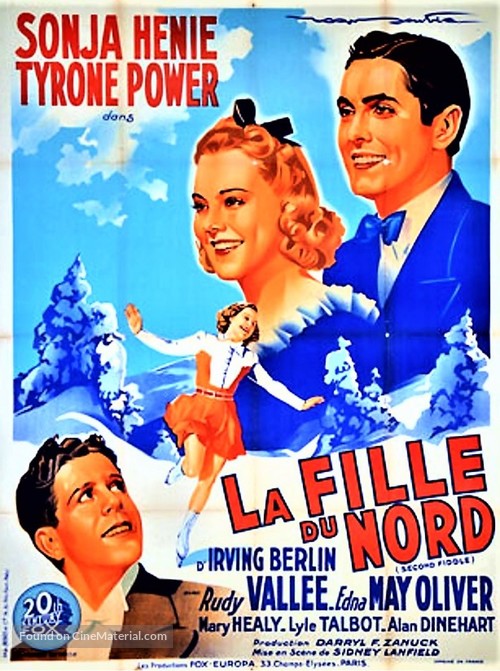 Second Fiddle - French Movie Poster