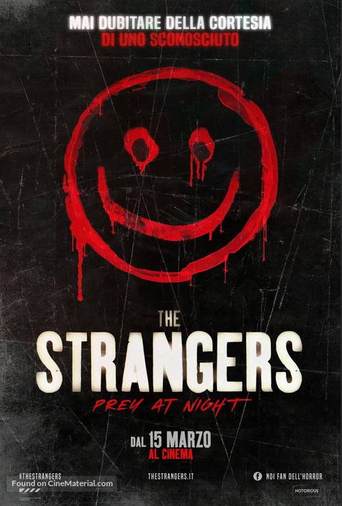 The Strangers: Prey at Night - Italian Movie Poster