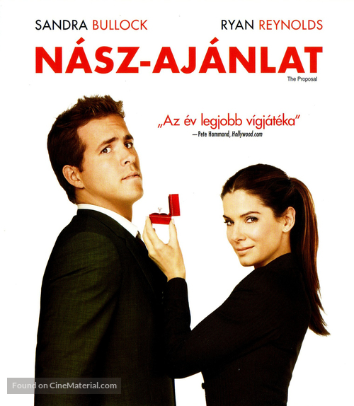 The Proposal - Hungarian Blu-Ray movie cover