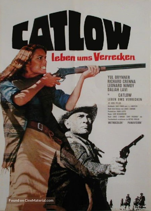Catlow - German Movie Poster