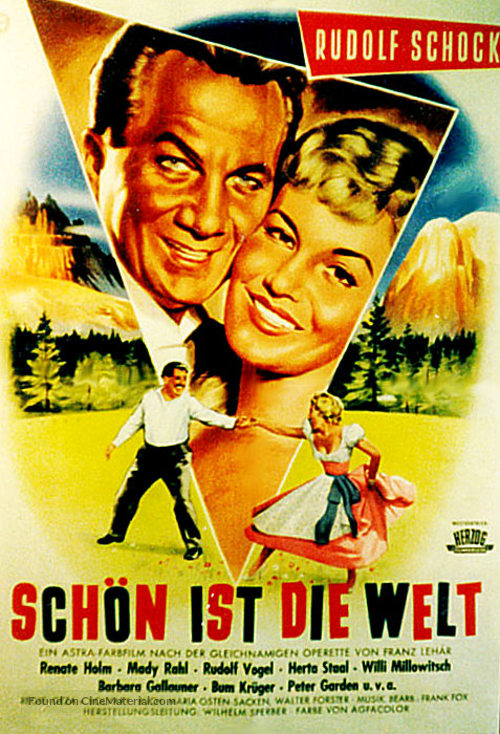 Sch&ouml;n ist die Welt - German Movie Poster