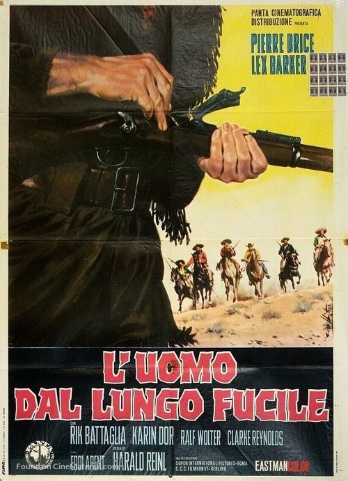 Winnetou und Shatterhand im Tal der Toten - Italian Movie Poster